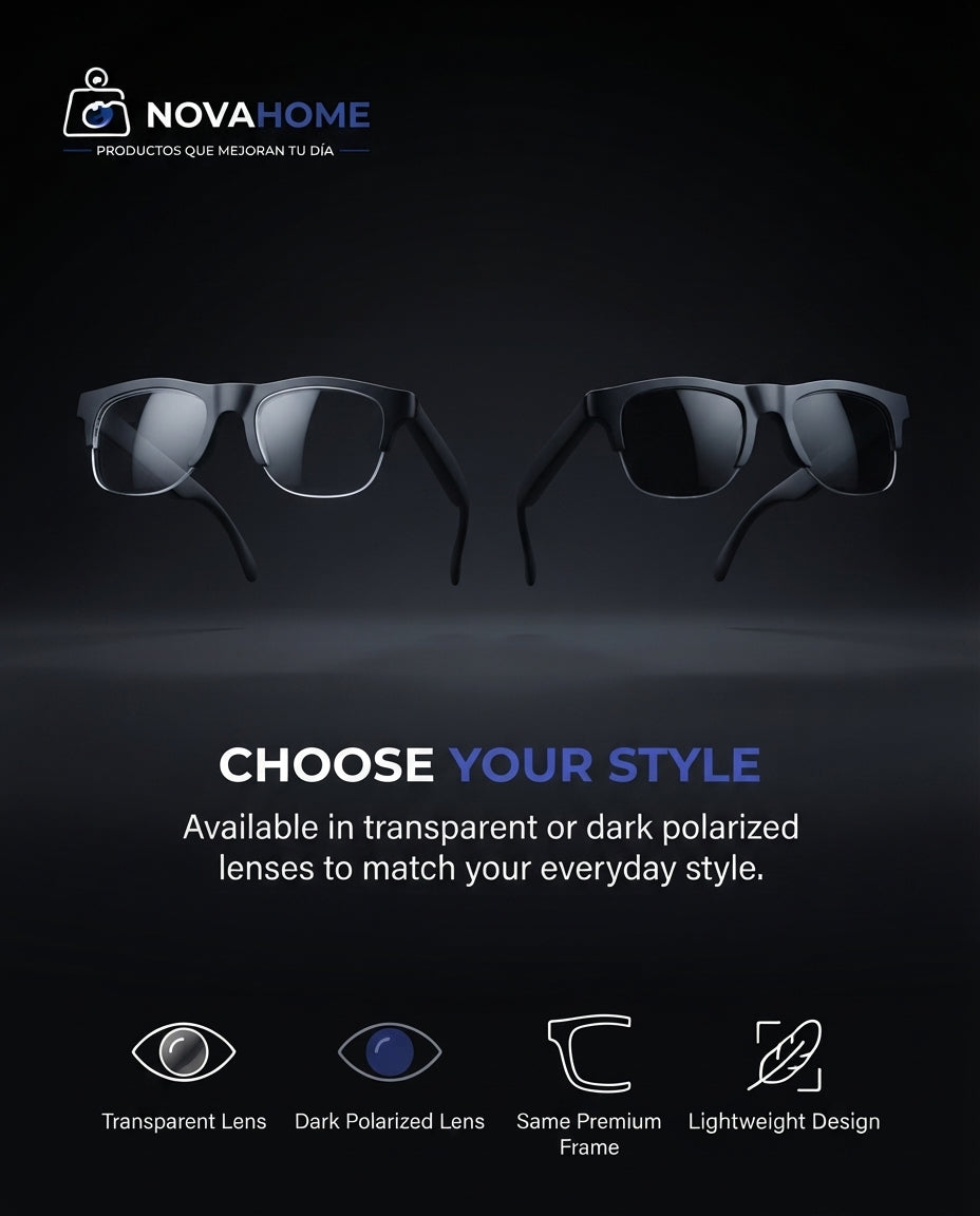 Gafas Inteligentes Bluetooth con Audio Integrado | Llamadas y Música