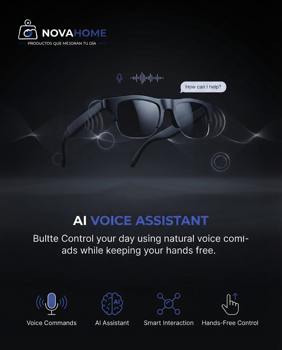 Gafas Inteligentes Bluetooth con Audio Integrado | Llamadas y Música