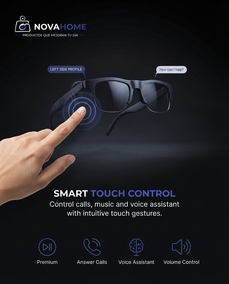 Gafas Inteligentes Bluetooth con Audio Integrado | Llamadas y Música